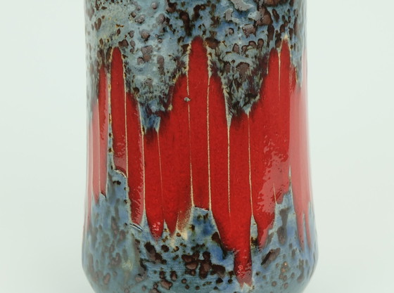 Image 1 of Vintage 1960S 70S West German Scheurich Vase With Lora Decor Model 549-21