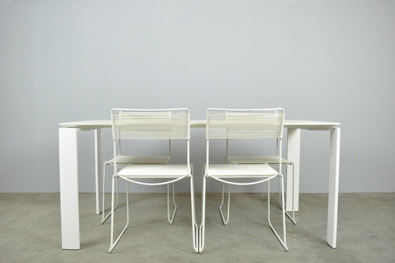 Image 1 of Kartell / Italian Modern Vintage White Dining Table / Ferruccio Laviani / 2000