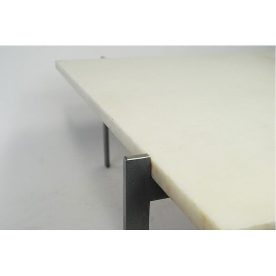 Image 1 of Table basse vintage en marbre PK61 par Poul Kjaerholm pour E. Kold Christensen, 1956