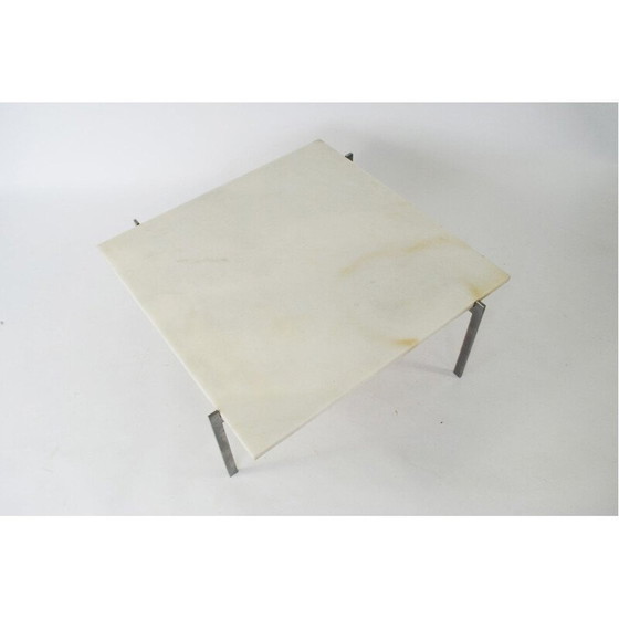 Image 1 of Table basse vintage en marbre PK61 par Poul Kjaerholm pour E. Kold Christensen, 1956