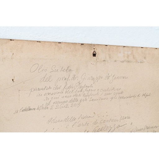 Peinture vintage de Giuseppe dè Gennaro, Italie 1959