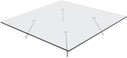 van Beek Table basse en verre Maupertuus
