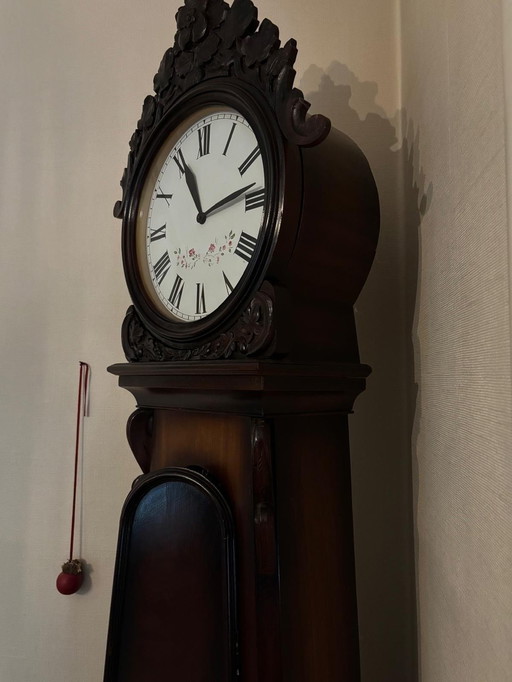 Horloge de parquet en bois