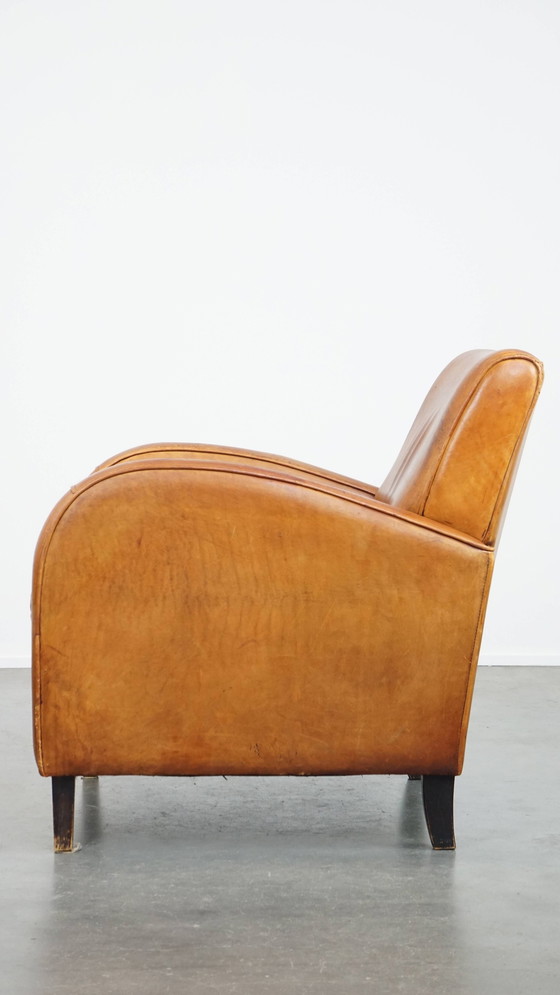 Image 1 of Fauteuil vintage en peau de mouton