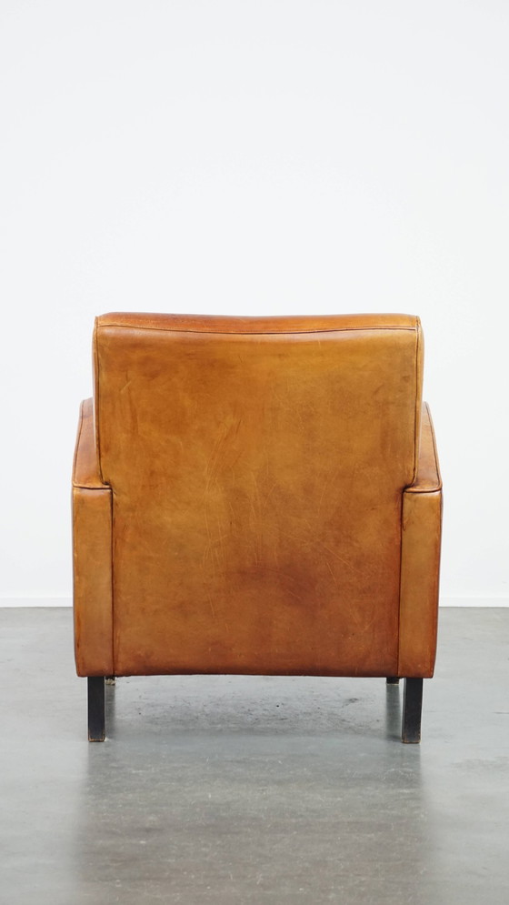 Image 1 of Fauteuil vintage en peau de mouton