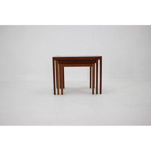 Tables gigognes vintage en céramique, Danemark, années 1960
