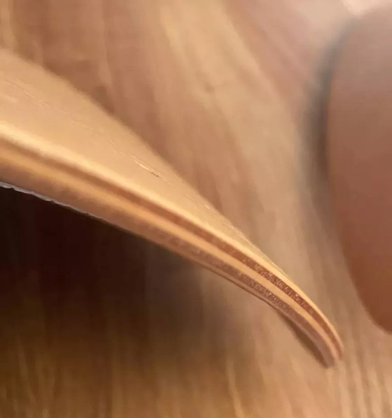 Image 1 of 2X Appliques Vintage Bois Et Métal, France 1980