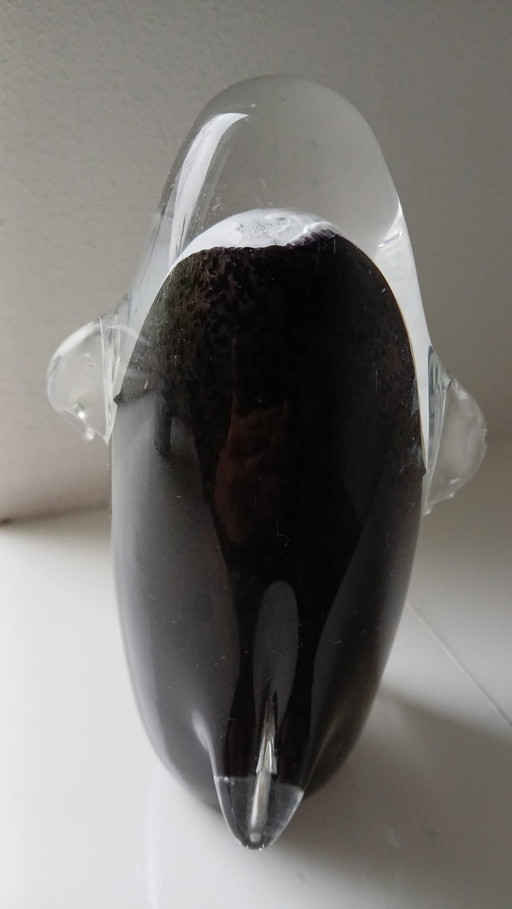 Figurine Pingouin Verre