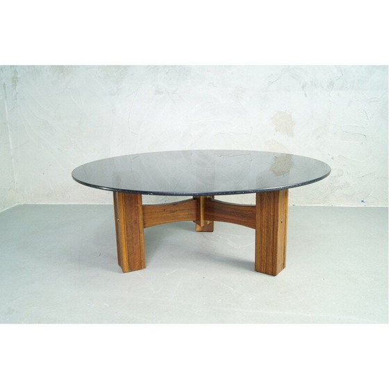 Image 1 of Table basse vintage en bois de rose, Italie 1960