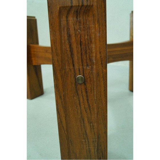 Image 1 of Table basse vintage en bois de rose, Italie 1960