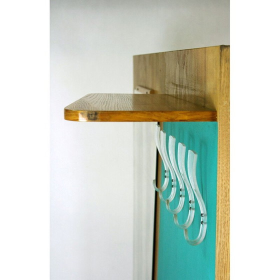 Image 1 of Porte-manteau et miroir Mid Century de Kovo-Drevo, 1965