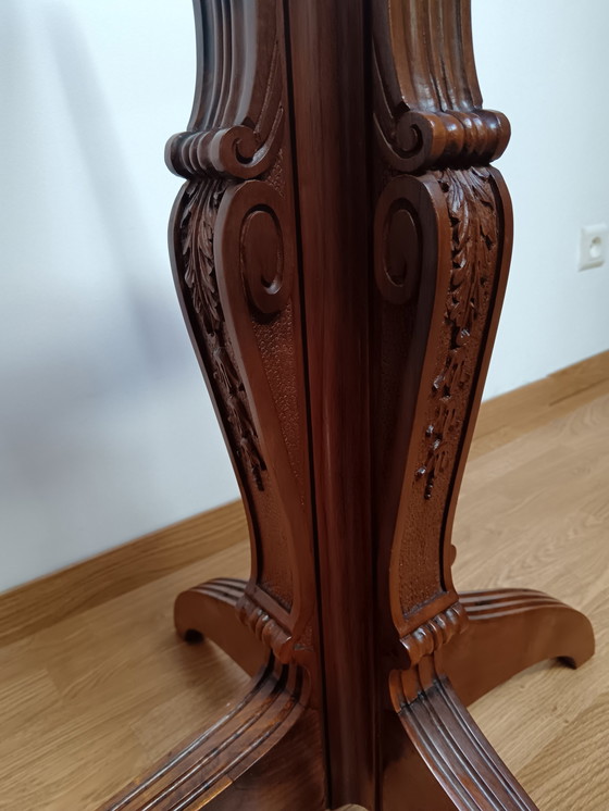 Image 1 of Table À Manger Ovale, En Noyer, Expozione Mobili Cantu, (La Permanente) Années 40