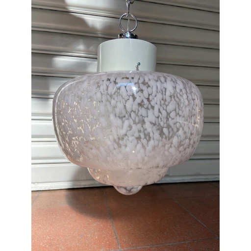 Lustre vintage Mazzega en verre de Murano, 1978