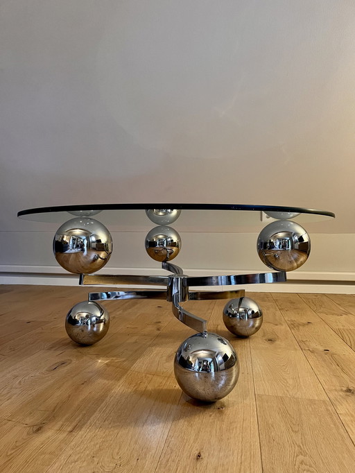 Table basse Sputnik de l'ère spatiale '60S