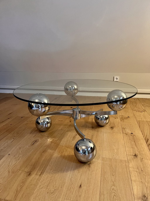 Table basse Sputnik de l'ère spatiale '60S