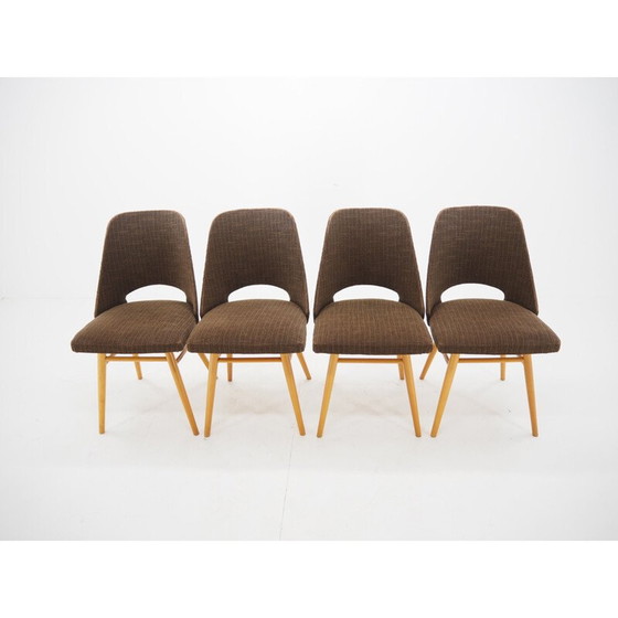 Image 1 of Ensemble de 4 chaises de salle à manger vintage, Ton by Oswald Haerdtl Expo 58 1950s