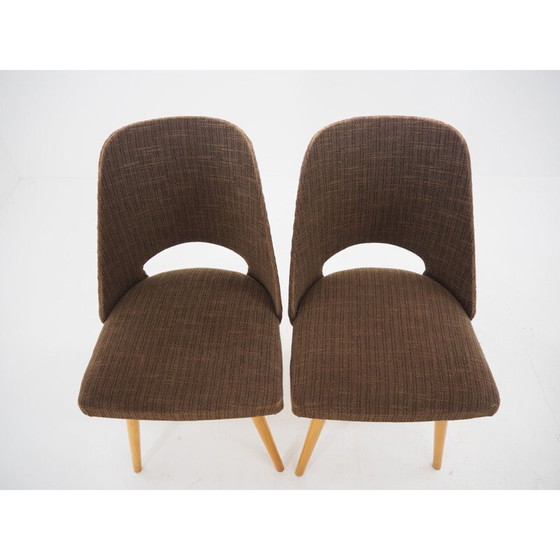 Image 1 of Ensemble de 4 chaises de salle à manger vintage, Ton by Oswald Haerdtl Expo 58 1950s