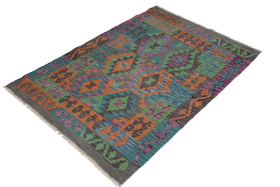 Image 1 of Original Old Style Kelim Afghan 145 X 103 Cm Top Condition