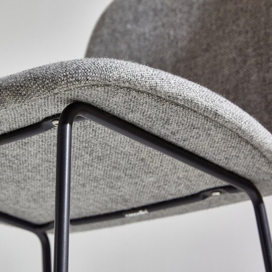 Image 1 of Tabourets de bar vintage en tissu et acier par Jasper Morrison pour Cappellini