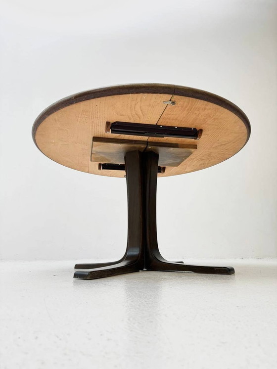 Image 1 of Table de salle à manger et de salon en mosaïque de bois de Dieter Wäckerlin pour Idealheim, 1970