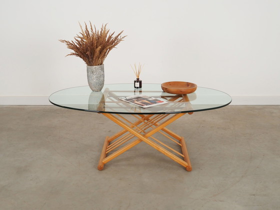 Image 1 of Table basse en hêtre, Design danois, 1990S, Designer : Andreas Hansen, Production : Haslev Møbelsnedkeri