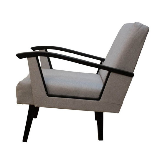 Image 1 of Paire de fauteuils en bois vintage, Belgique 1960