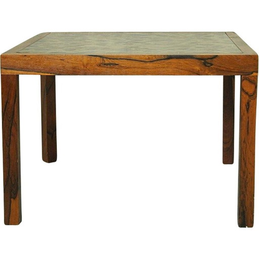 Table basse vintage suédoise en bois de rose, 1960