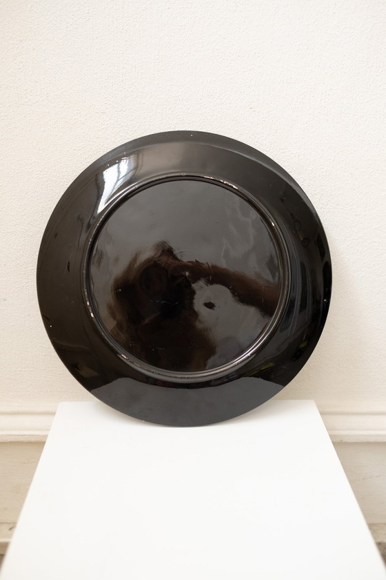 Image 1 of Assiette à huîtres française vintage