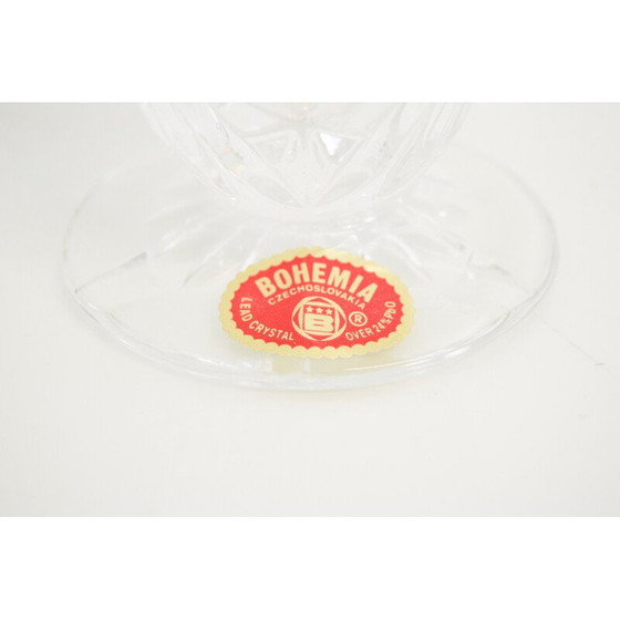 Image 1 of Vase en cristal du milieu du siècle, Tchécoslovaquie années 1950