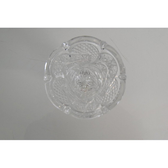 Image 1 of Vase en cristal du milieu du siècle, Tchécoslovaquie années 1950