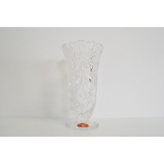Image 1 of Vase en cristal du milieu du siècle, Tchécoslovaquie années 1950
