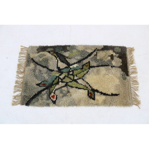 Tapis vintage danois en laine, 1970