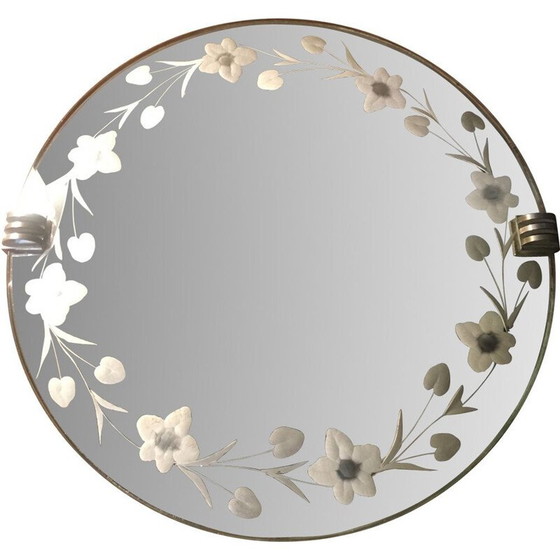 Image 1 of Miroir rond vintage
