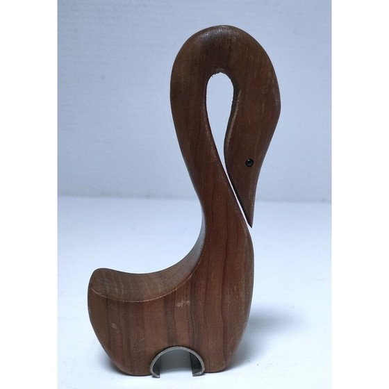 Image 1 of Set à apéritif vintage en bois massif, 1960