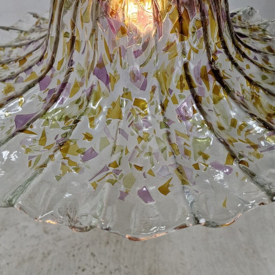 Image 1 of Lampe suspendue vintage en verre de Murano pour La Murrina, Italie 1980