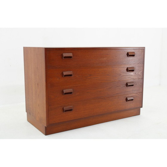 Image 1 of Commode vintage en teck avec tiroirs pour Søborg Møbelfabrik, Danemark 1950