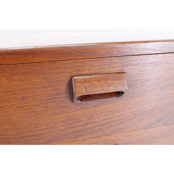 Image 1 of Commode vintage en teck avec tiroirs pour Søborg Møbelfabrik, Danemark 1950