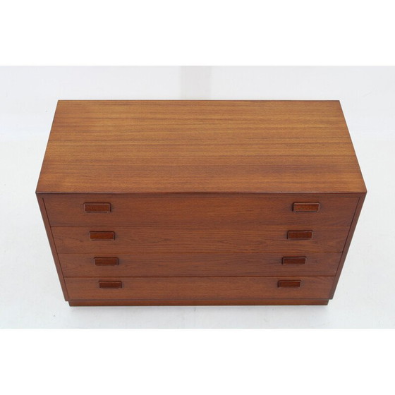 Image 1 of Commode vintage en teck avec tiroirs pour Søborg Møbelfabrik, Danemark 1950