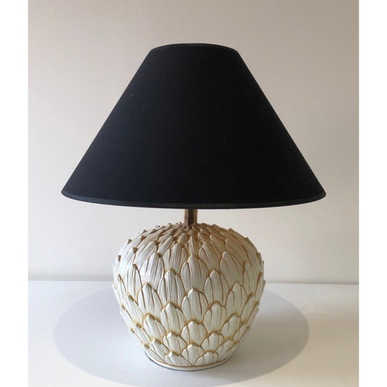 Image 1 of Lampe vintage en céramique Artichoke, 1970