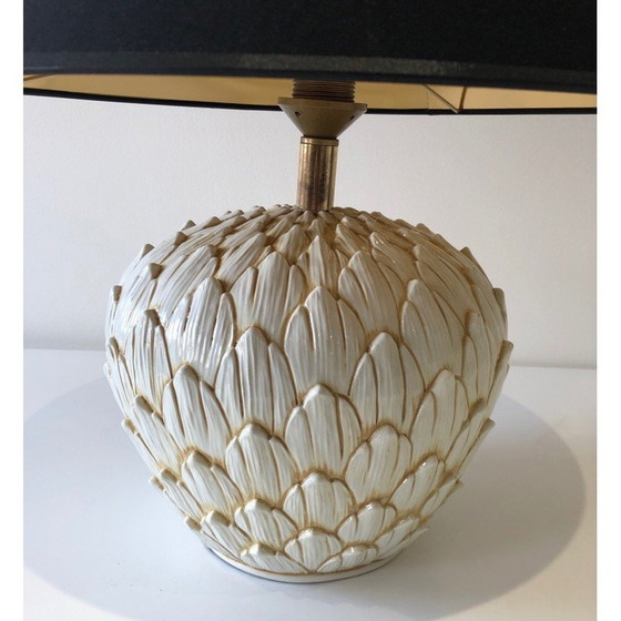 Image 1 of Lampe vintage en céramique Artichoke, 1970