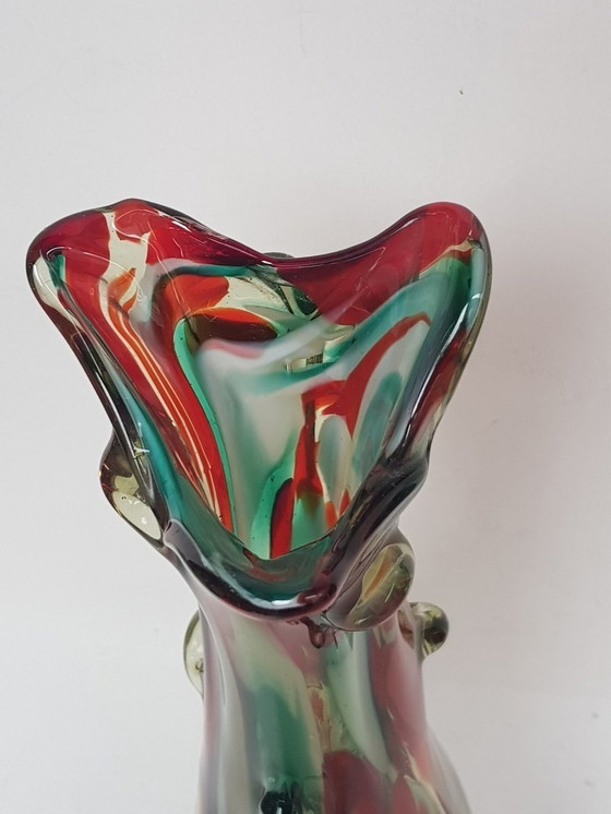 Image 1 of Vase en verre de Murano Mid Century