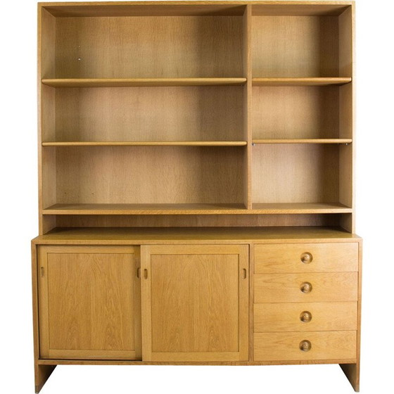 Image 1 of Bibliothèque vintage en chêne par Hans J. Wegner pour Ry Mobler, 1960