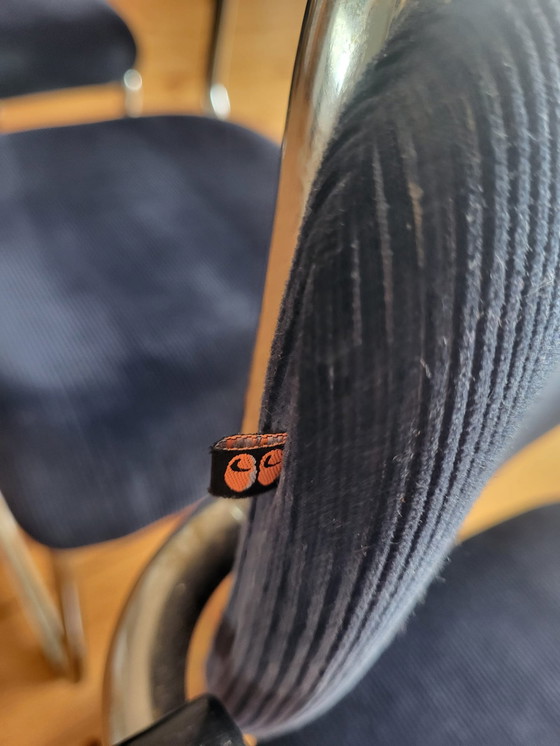 Image 1 of 4x chaise Gebr van der Stroom modèle Gispen 201