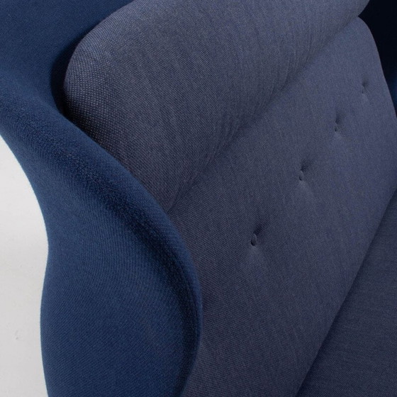 Image 1 of Canapé RO vintage bleu et gris par Jaime Hayon pour Fritz Hansen, Danemark