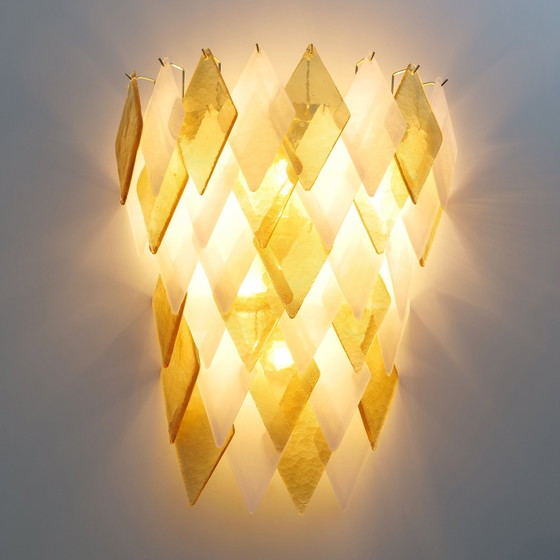 Image 1 of 2 appliques en verre vintage