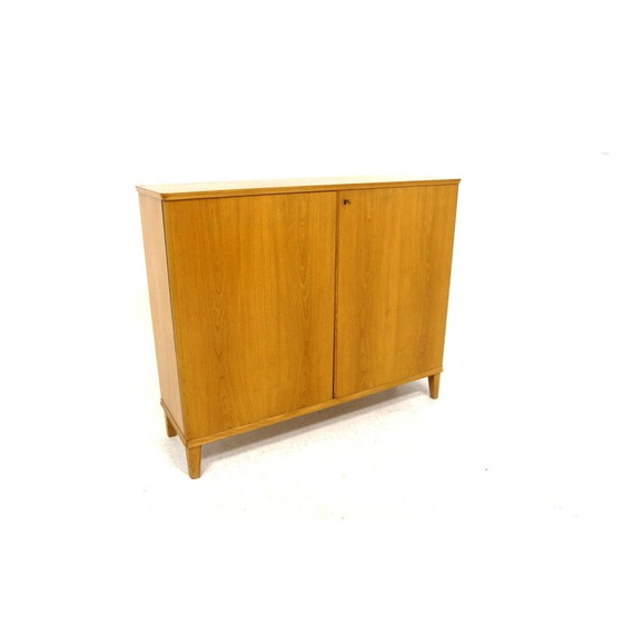 Image 1 of Armoire scandinave vintage en bois d'orme, Suède 1960