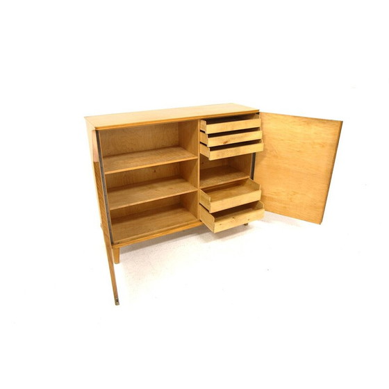Image 1 of Armoire scandinave vintage en bois d'orme, Suède 1960