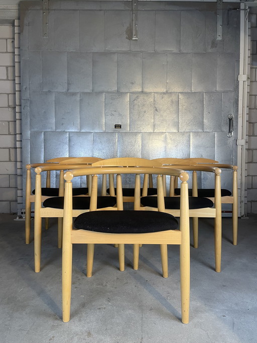 6X Fauteuil Hans Thyge Raunkjær Modèle 525