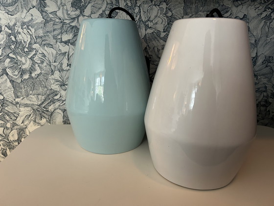 Image 1 of 2X Cloche de lampe Northern Lighting Porcelaine