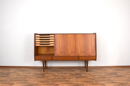 Buffet haut en teck danois du Mid Century, années 1960.